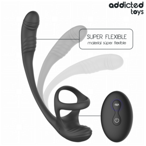Addicted Toys-Plug anale con Vibrazione, Movimento 360o e Stimolatore · Giocattoli anali (imaginea 3)