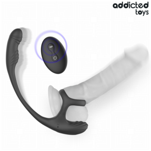 Addicted Toys-Plug anale con Vibrazione, Movimento 360o e Stimolatore · Giocattoli anali (imaginea 5)