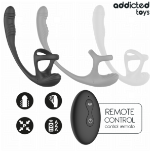 Addicted Toys-Plug anale con Vibrazione, Movimento 360o e Stimolatore · Giocattoli anali (imaginea 6)