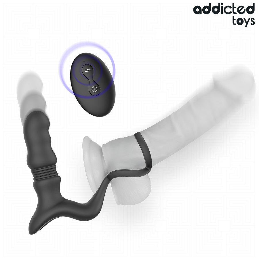 Addicted Toys-Up&down Anello Prostatic-Silicone, 10 velocità 3 Addicted Toys-Up&down Anello Prostatic-Silicone, 10 velocità · Anelli & Guaine per pene (imaginea 3)