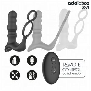 Addicted Toys-Up&down Anello Prostatic-Silicone, 10 velocità · Anelli & Guaine per pene (imaginea 4)