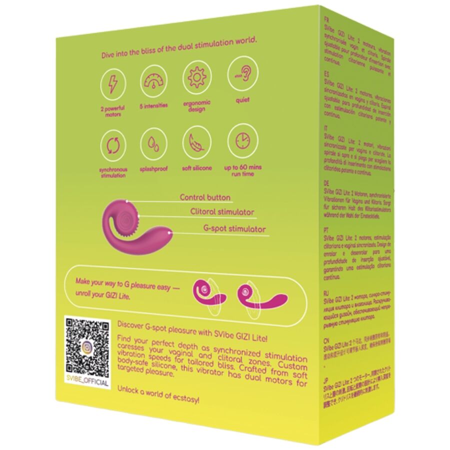 Snail Vibe-Gizi Lite Dual G-spot e Clitoride · Vibratori (immagine 5)