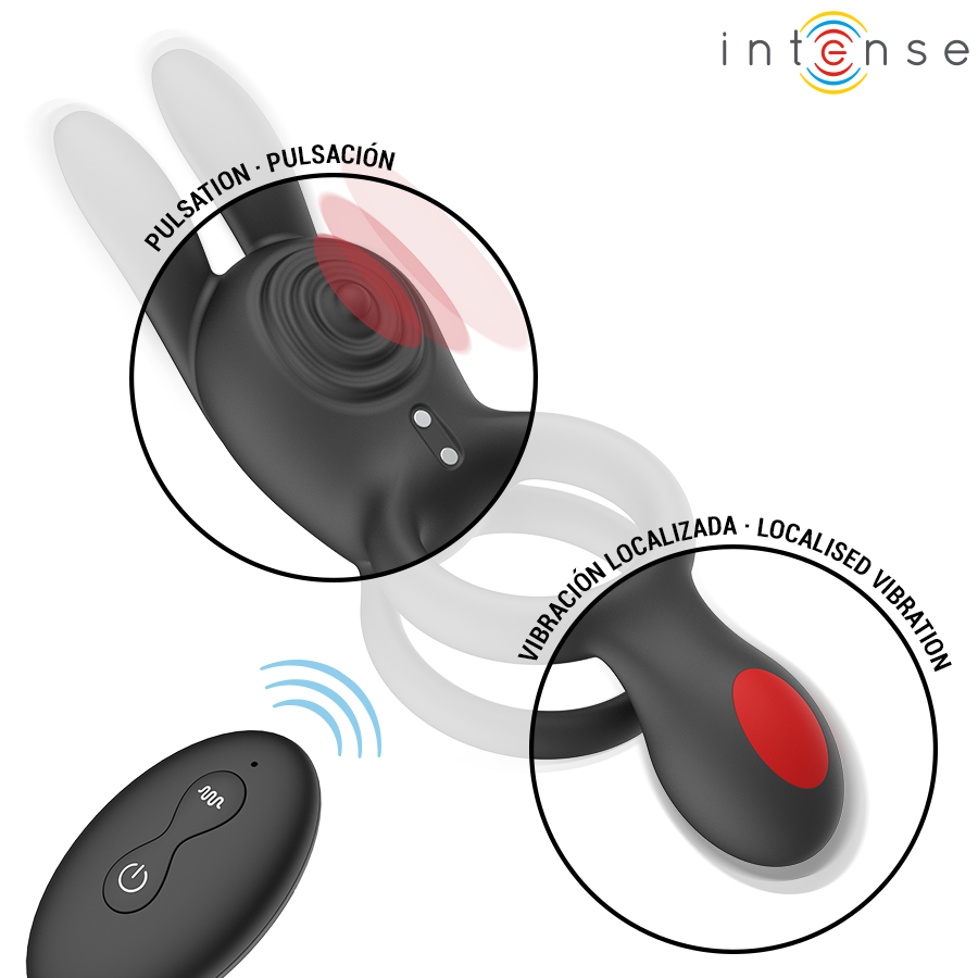 Intense For Him-Quinn Anello Vibratore con Doppia Vibrazione · Anelli & Guaine per pene (immagine 6)