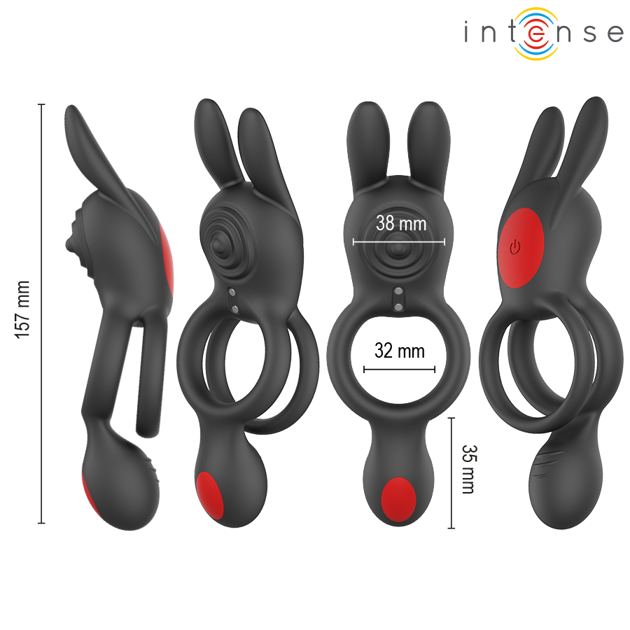 Intense For Him-Quinn Anello Vibratore con Doppia Vibrazione · Anelli & Guaine per pene (immagine 7)