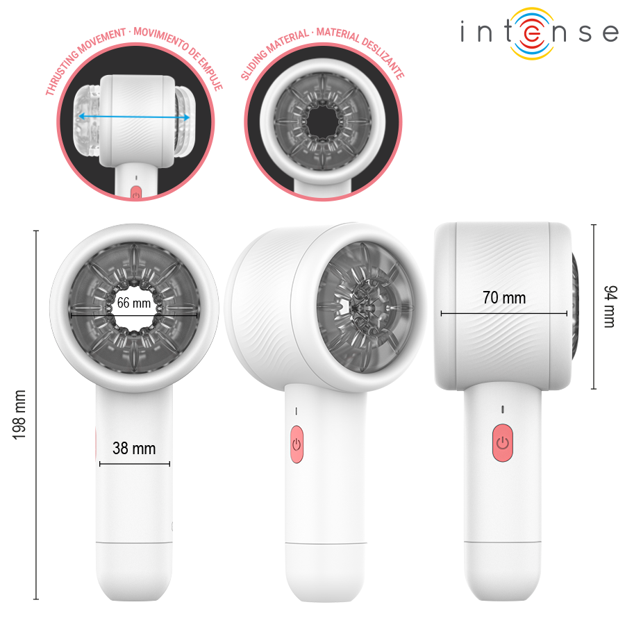 Intense For Him-Griffin Masturbatore ad Impulso Avanzato-TPE, 7 · Masturbatori (imaginea 4)