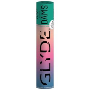 Sheer Glyde-Dams Lamina Lattice per Sesso Orale, Menta, 4 Pezzi