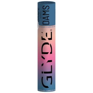 Sheer Glyde-Dams Laminas Lattice per Sesso Orale, Aroma Uva