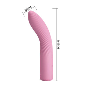High Tech-Kisell Vibratore Punto G Rosa-Silicone, 10 velocità — PRETTY LOVE · Vibratori (imaginea 7)