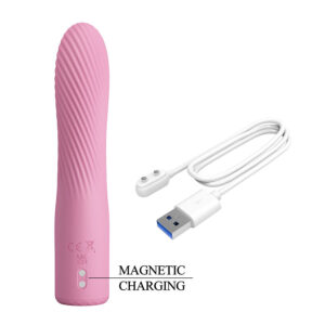 High Tech-Kisell Vibratore Punto G Rosa-Silicone, 10 velocità — PRETTY LOVE · Vibratori (imaginea 10)