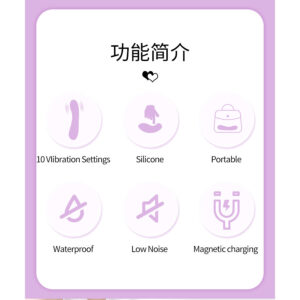 High Tech-Dj Dick G-spot Vibrator Viola-Silicone, 10 velocità — PRETTY LOVE · Vibratori (imaginea 7)
