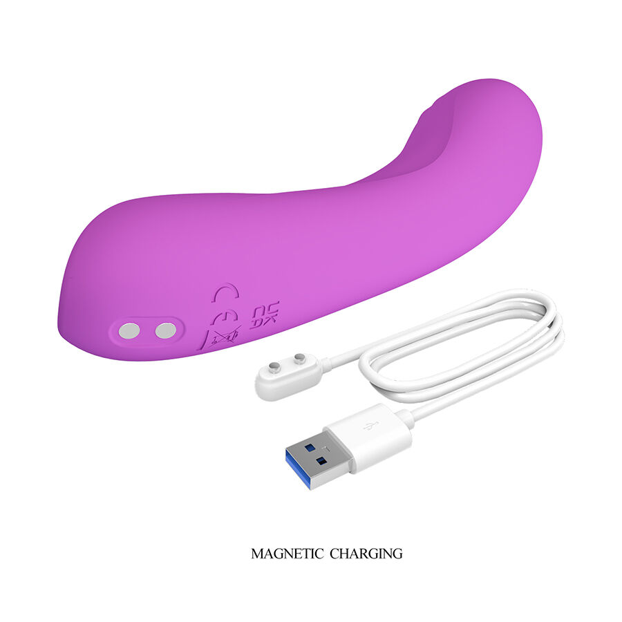 High Tech-Dj Dick G-spot Vibrator Viola-Silicone, 10 velocità — PRETTY LOVE · Vibratori (imaginea 10)