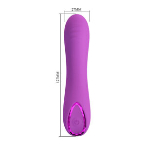 High Tech-Dj Dick G-spot Vibrator Viola-Silicone, 10 velocità — PRETTY LOVE · Vibratori (imaginea 5)