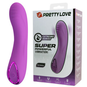 High Tech-Dj Dick G-spot Vibrator Viola-Silicone, 10 velocità — PRETTY LOVE · Vibratori (imaginea 2)