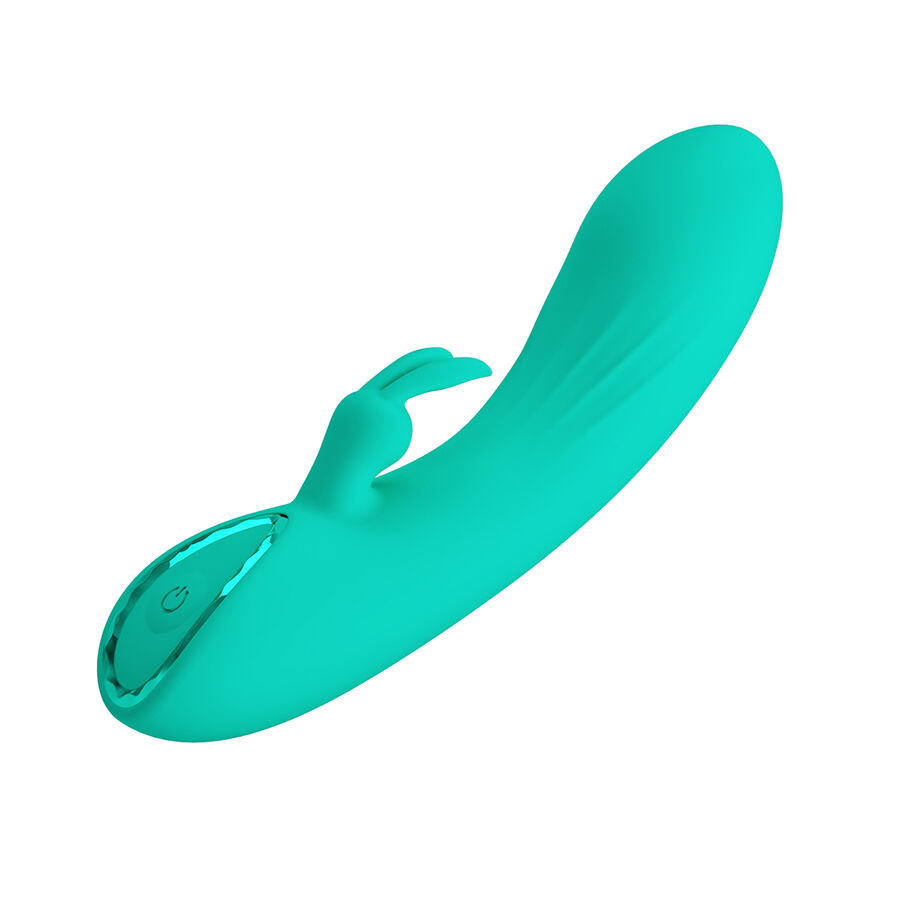 High Tech-Dj Stick G-spot Turchese Vibrator-Silicone, 10 velocità 3 High Tech-Dj Stick G-spot Turchese Vibrator-Silicone, 10 velocità — PRETTY LOVE · Vibratori (imaginea 3)