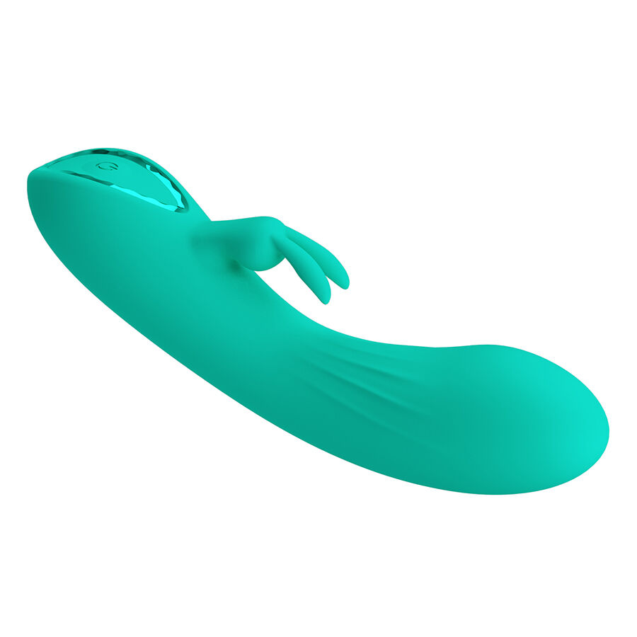 High Tech-Dj Stick G-spot Turchese Vibrator-Silicone, 10 velocità — PRETTY LOVE · Vibratori (imaginea 5)