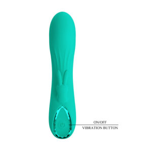 High Tech-Dj Stick G-spot Turchese Vibrator-Silicone, 10 velocità — PRETTY LOVE · Vibratori (imaginea 8)