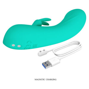 High Tech-Dj Stick G-spot Turchese Vibrator-Silicone, 10 velocità — PRETTY LOVE · Vibratori (imaginea 10)