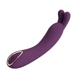 High Tech-Dj Rabbit Viola Vibratore per Punto G-Silicone, 10 — PRETTY LOVE · Vibratori (immagine 4)