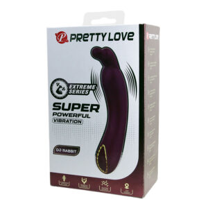 High Tech-Dj Rabbit Viola Vibratore per Punto G-Silicone, 10 — PRETTY LOVE · Vibratori (immagine 6)