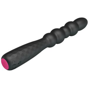 Mr Play-Plug anale Vibratore Flessibile, 12 Funzioni, Ricaricabile