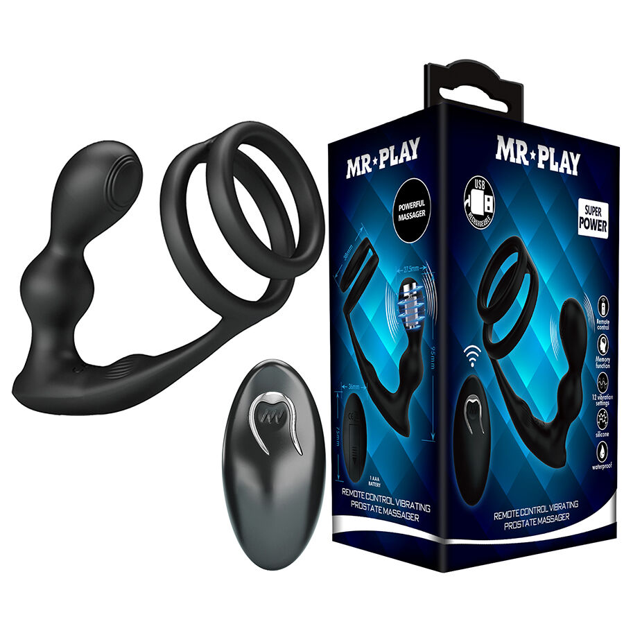 Mr Play-Plug anale Vibratore ad anello per il pene · Giocattoli anali (immagine 8)
