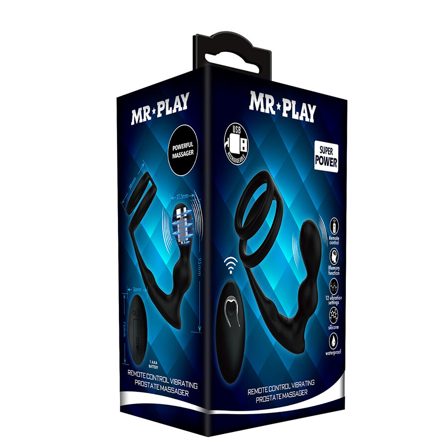 Mr Play-Plug anale Vibratore ad anello per il pene · Giocattoli anali (immagine 6)