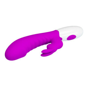 High Tech-Naughty Bunny Vibrator Viola-Silicone, 12 velocità — PRETTY LOVE · Vibratori (imaginea 2)