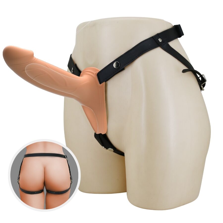 Harness Collection-Landon Light-Skin Strap-on Vibratore-Silicone 3 Harness Collection-Landon Light-Skin Strap-on Vibratore-Silicone — PRETTY LOVE · Anelli & Guaine per pene (imaginea 3)