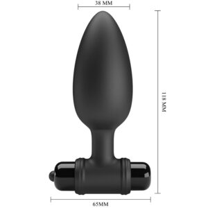 Mr Play-Super Potenza Plug anale con Vibrazione-Silicio, 10 velocità 17 Mr Play-Super Potenza Plug anale con Vibrazione-Silicio, 10 velocità · Giocattoli anali (immagine 8)
