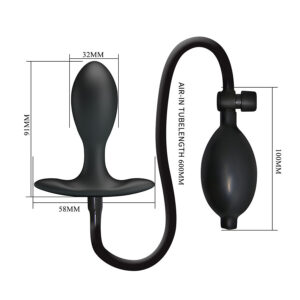 Mr Play-Plug anale Gonfiabile Regolabile-Silicio · Giocattoli anali (immagine 7)