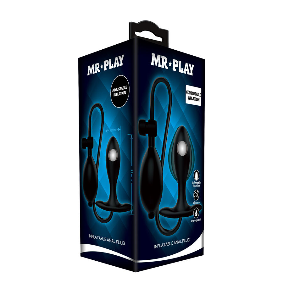 Mr Play-Plug anale Gonfiabile Regolabile-Silicio · Giocattoli anali (immagine 8)