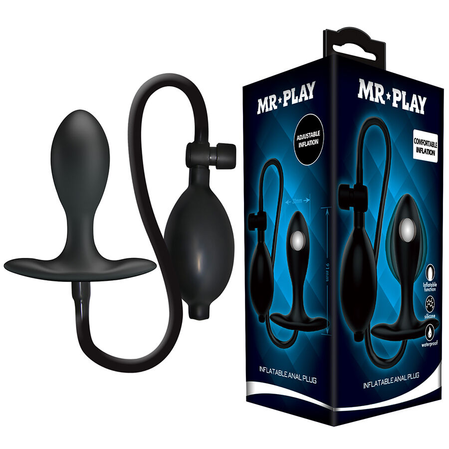 Mr Play-Plug anale Gonfiabile Regolabile-Silicio · Giocattoli anali (immagine 2)