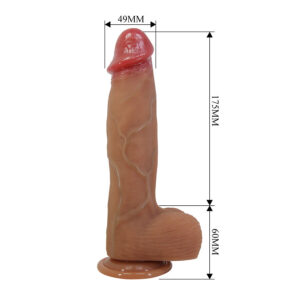 Dildos-Orton Dildo Realistico con Ventosa 23.5 cm -ø- 4.9 cm-Silicone — PRETTY LOVE · Dildo & Stimolatori (immagine 5)