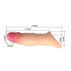 For Him-Darnell Guaina Pene Effetto Realistico-TPE, Silenzioso 20 For Him-Darnell Guaina Pene Effetto Realistico-TPE, Silenzioso — PRETTY LOVE · Anelli & Guaine per pene (imaginea 10)