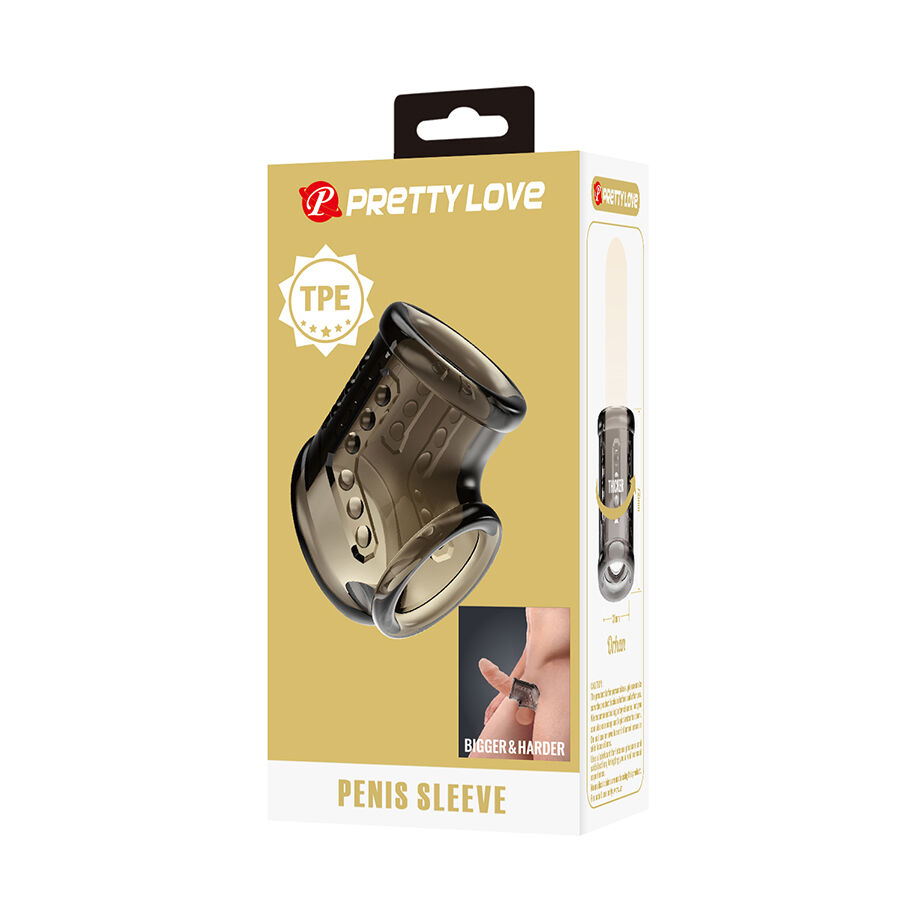 For Him-Guaina Anello per Pene-TPE, Impermeabile, Silenzioso — PRETTY LOVE · Anelli & Guaine per pene (imaginea 5)