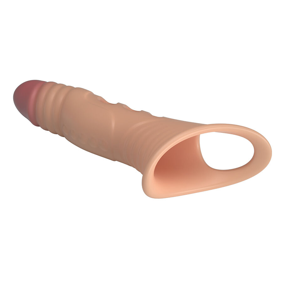 For Him-Guaina per pene con Vibrazione Integrata-TPE, Silenzioso 3 For Him-Manșon pentru Penis cu Vibrație Integrată-TPE, Silentios — PRETTY LOVE · Inele & Mansoane Penis (imaginea 3)