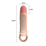 For Him-Manșon pentru Penis cu Vibrație Integrată-TPE, Silentios — PRETTY LOVE · Inele & Mansoane Penis (imaginea 5)