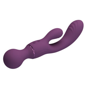 High Tech-All Rounder Viola Vibratore per Punto G-Silicone, 10 — PRETTY LOVE · Vibratori (immagine 4)
