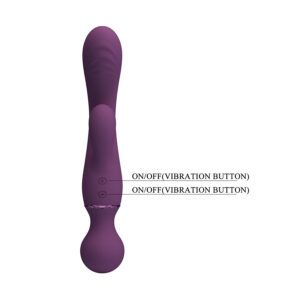 High Tech-All Rounder Viola Vibratore per Punto G-Silicone, 10 — PRETTY LOVE · Vibratori (immagine 8)