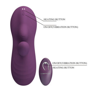 Remote Control-Luka Vibratore Sit-down con Effetto Riscaldamento — PRETTY LOVE · Vibratori (immagine 4)