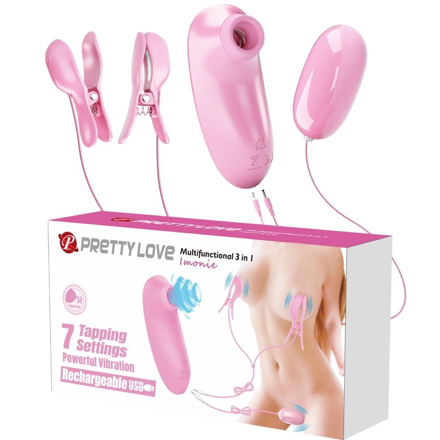 Fun Toys-Immonia 3-in-1 Set Multifunzione con Ventosa, Morsetti 7 Fun Toys-Immonia 3-in-1 Set Multifunzione con Ventosa, Morsetti — PRETTY LOVE · Kit di giocattoli (immagine 7)