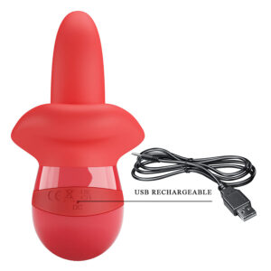 High Tech-Obelia Masturbatore con Lingua Vibratoria e Movimento — PRETTY LOVE · Vibratori (immagine 5)