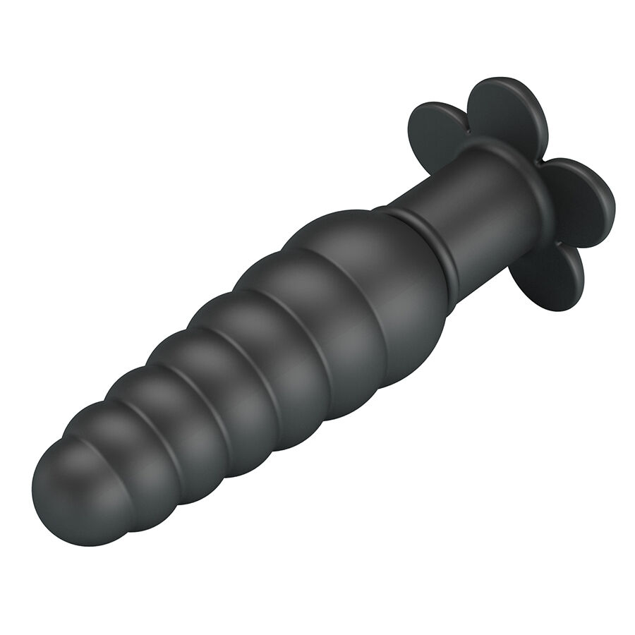 Anal Toys-Imron Plug anale Vibrante, 10 modalità, Nero-Silicone, 10 — PRETTY LOVE · Giocattoli anali (immagine 9)