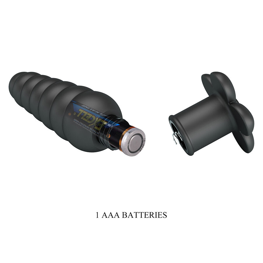 Anal Toys-Imron Plug anale Vibrante, 10 modalità, Nero-Silicone, 10 — PRETTY LOVE · Giocattoli anali (immagine 10)