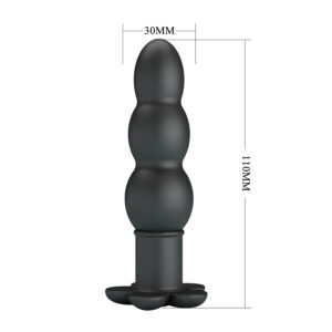 Anal Toys-Pretty Love Jadier Plug anale Vibrante, Nero-Silicone 12 Anal Toys-Pretty Love Jadier Plug anale Vibrante, Nero-Silicone · Giocattoli anali (imaginea 3)