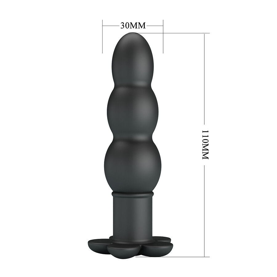 Anal Toys-Pretty Love Jadier Plug anale Vibrante, Nero-Silicone 3 Anal Toys-Pretty Love Jadier Plug anale Vibrante, Nero-Silicone · Giocattoli anali (imaginea 3)