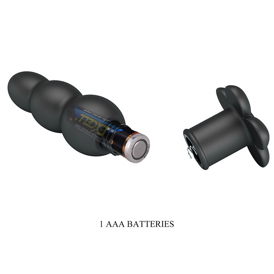 Anal Toys-Pretty Love Jadier Plug anale Vibrante, Nero-Silicone 6 Anal Toys-Pretty Love Jadier Plug anale Vibrante, Nero-Silicone · Giocattoli anali (imaginea 6)