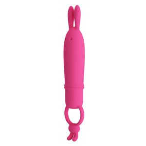 For Him-Delia Rabbit Vibratore con Anello di Resistenza-Silicone, 10