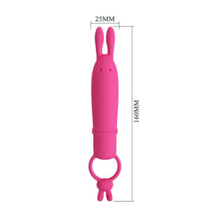 For Him-Delia Rabbit Vibratore con Anello di Resistenza-Silicone, 10 12 For Him-Delia Rabbit Vibratore con Anello di Resistenza-Silicone, 10 — PRETTY LOVE · Vibratori (imaginea 3)