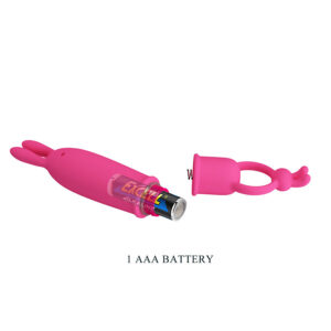 For Him-Delia Rabbit Vibratore con Anello di Resistenza-Silicone, 10 15 For Him-Delia Rabbit Vibratore con Anello di Resistenza-Silicone, 10 — PRETTY LOVE · Vibratori (imaginea 6)